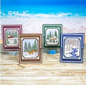 Happy Winter Days Fancy Fold Z Card Class, Thursday 5:30p-7:30p